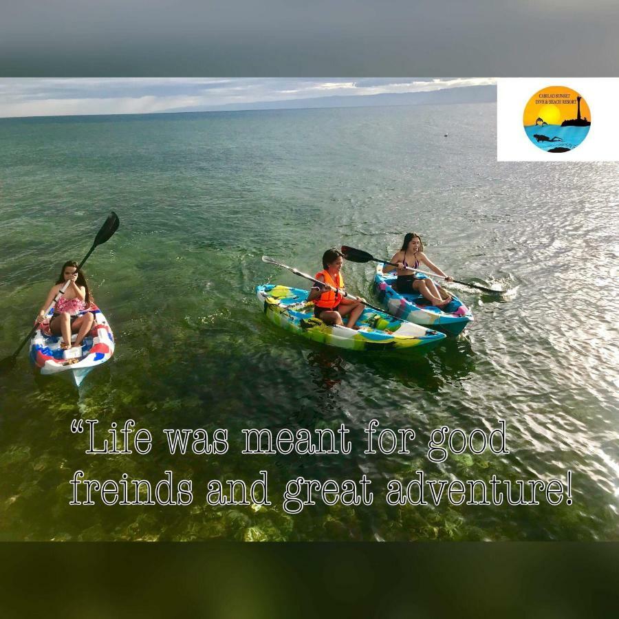 Cabilao Sunset Dive & Beach Resort Loon Exterior foto