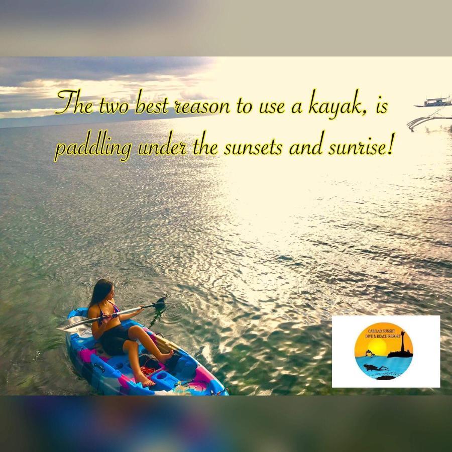 Cabilao Sunset Dive & Beach Resort Loon Exterior foto